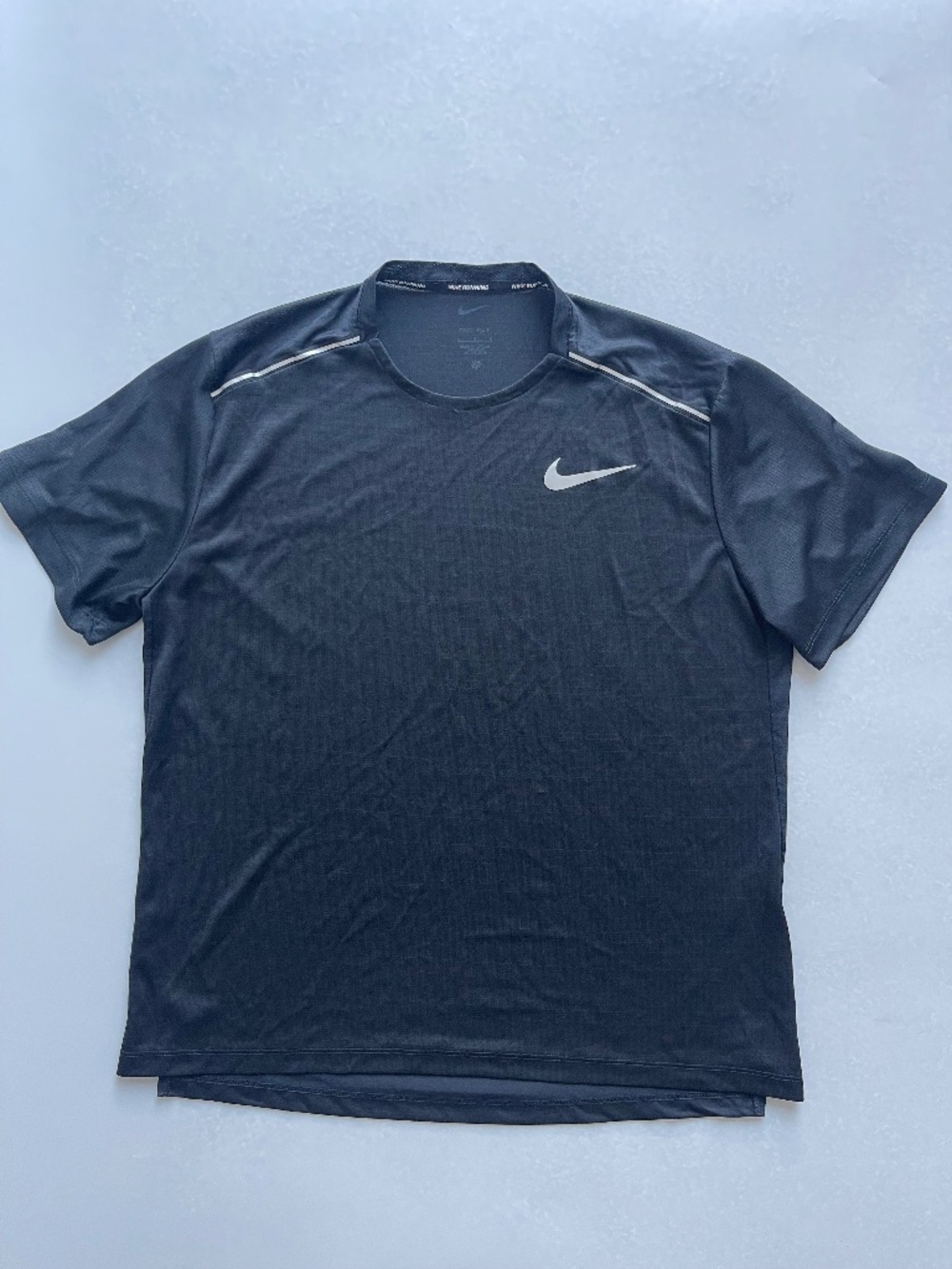 Nike Running Dri-FIT Black Performance Running Shirt Men’s L